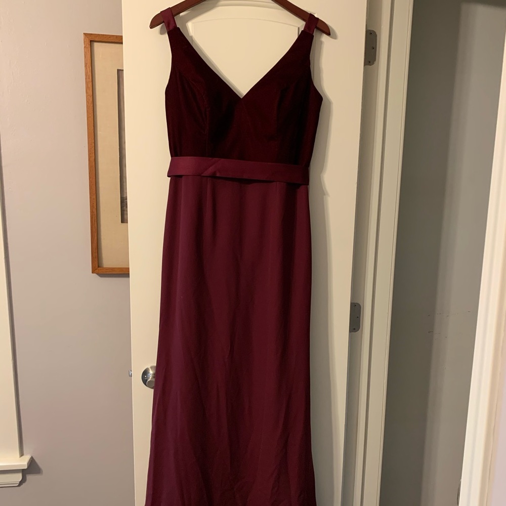 White by Vera Wang dress in Wine style VW360195V